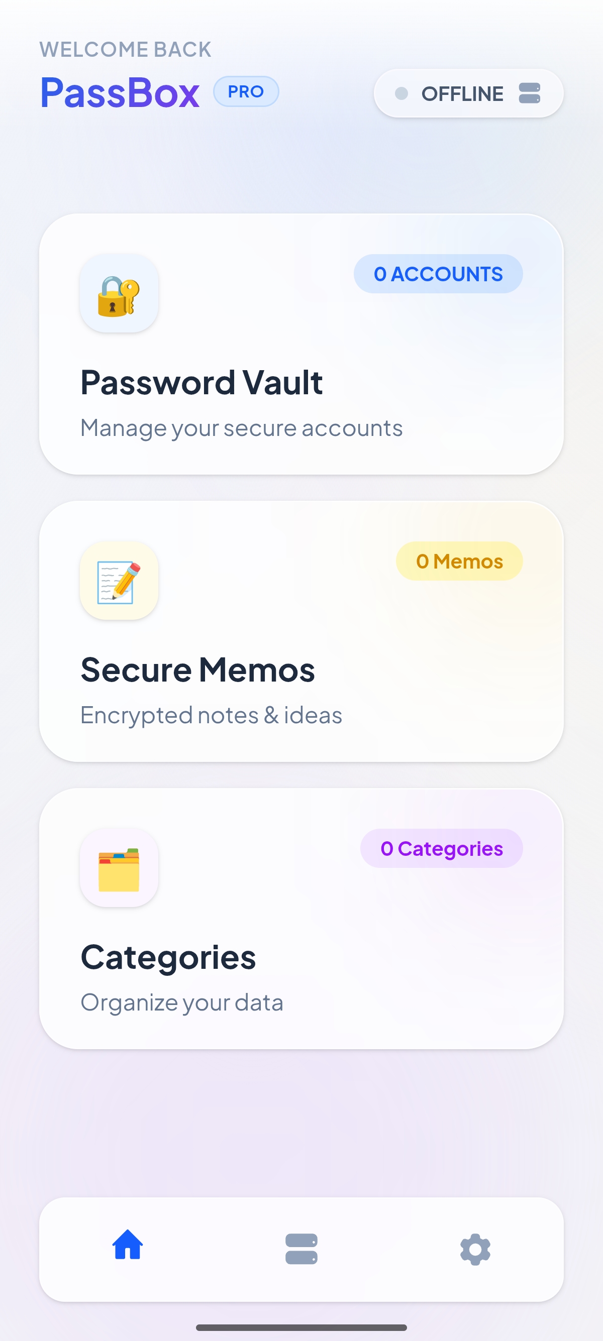 Home Screen